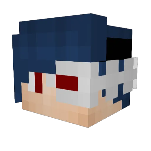 jcsbassil Minecraft avatar head, 3D render