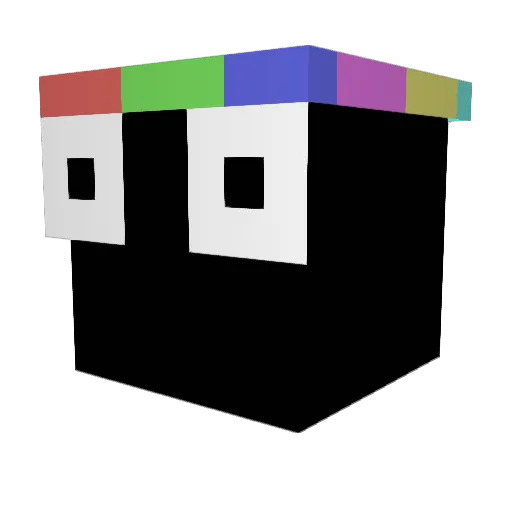 jct593 Minecraft avatar head, 3D render