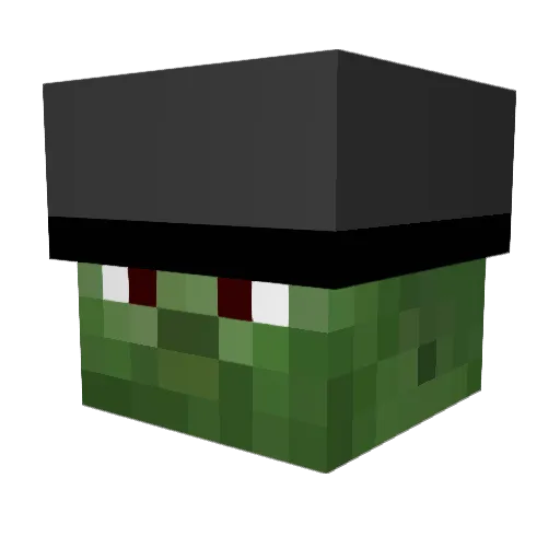 jczerkiewicz Minecraft avatar head, 3D render