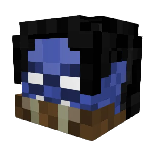 jd1846 Minecraft avatar head, 3D render