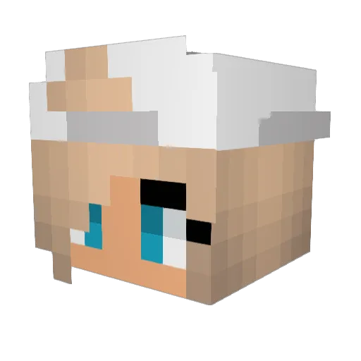 jd83943 Minecraft avatar head, 3D render