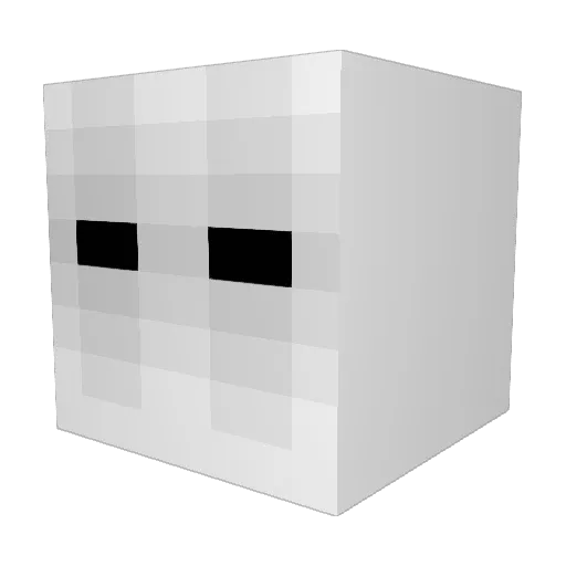 jdNollid Minecraft avatar head, 3D render