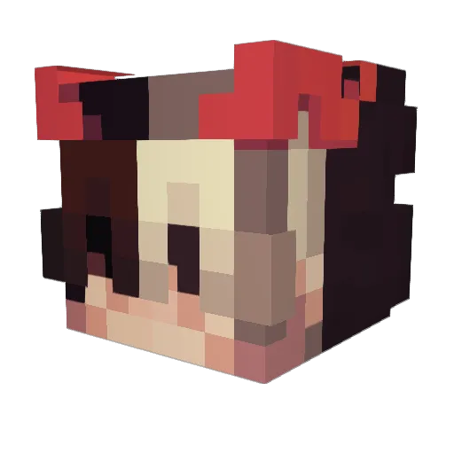 jdaddyyy28 Minecraft avatar head, 3D render