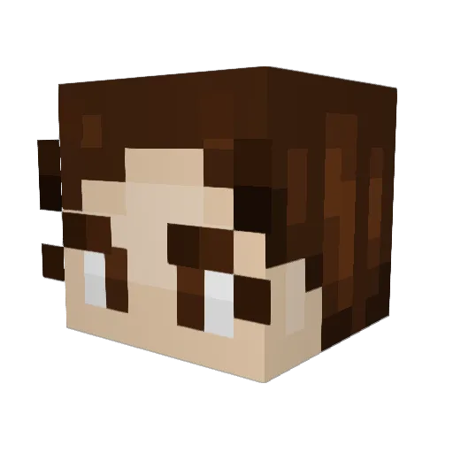 jdanzel52 Minecraft avatar head, 3D render