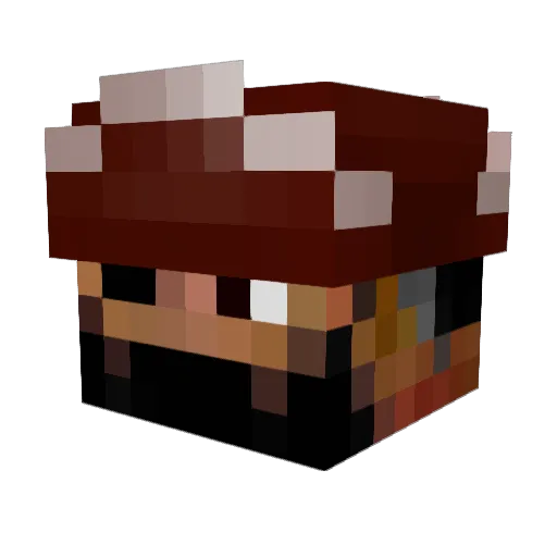 jday506 Minecraft avatar head, 3D render
