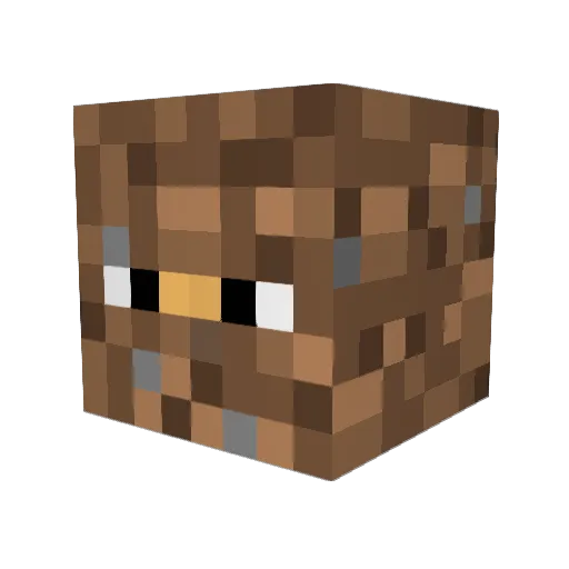 jdchiz Minecraft avatar head, 3D render