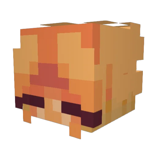 jdelemon Minecraft avatar head, 3D render