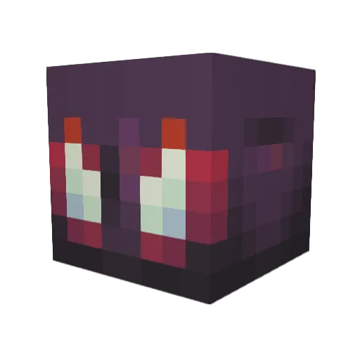 jdelxrd Minecraft avatar head, 3D render