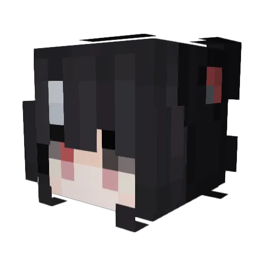 jdfgxqw Minecraft avatar head, 3D render