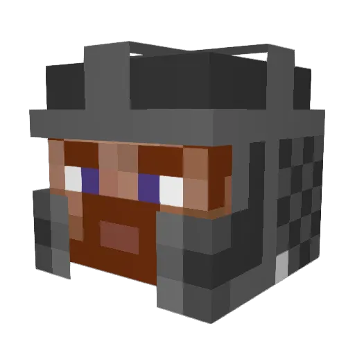 jdlanesmith Minecraft avatar head, 3D render