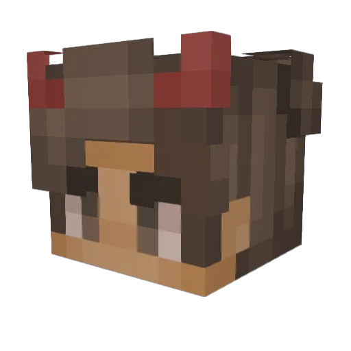 jdmcdd Minecraft avatar head, 3D render
