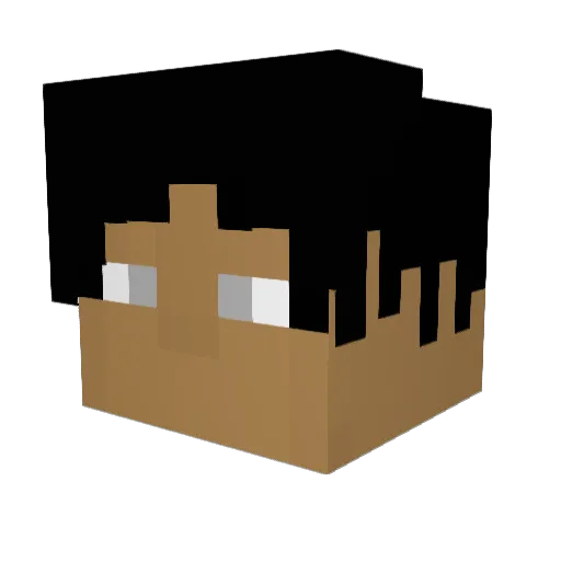 jdog2032 Minecraft avatar head, 3D render