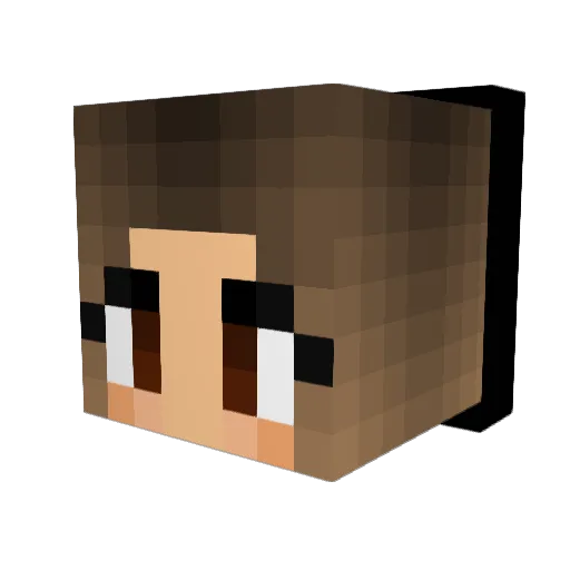 jdoneza Minecraft avatar head, 3D render