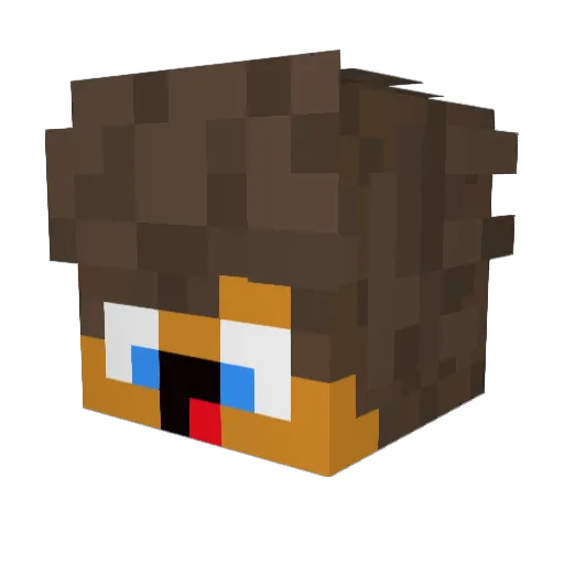 jdono927 Minecraft avatar head, 3D render