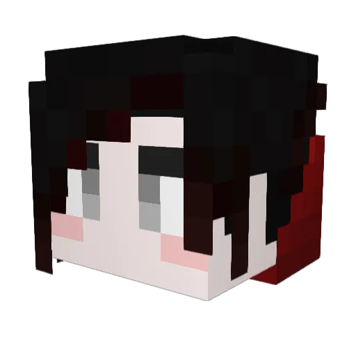 jdrksd Minecraft avatar head, 3D render