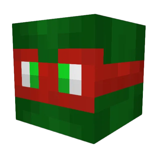jdrumm4 Minecraft avatar head, 3D render