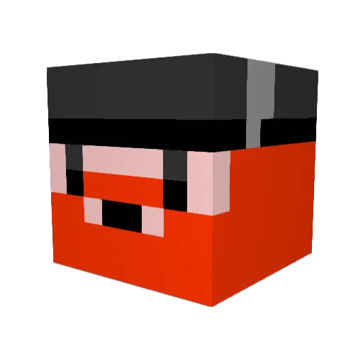 jdude144 Minecraft avatar head, 3D render