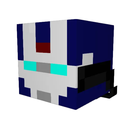 jdude19 Minecraft avatar head, 3D render