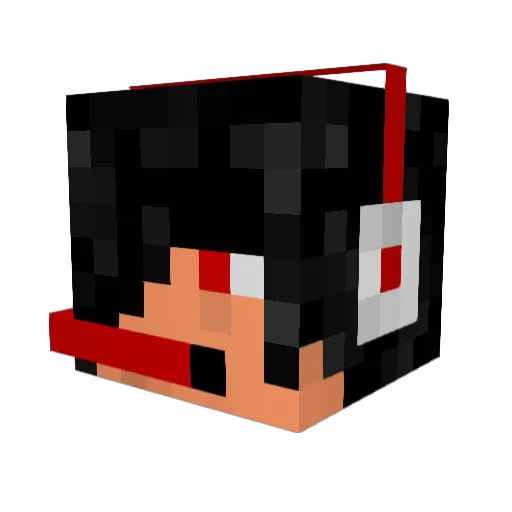 jdude30 Minecraft avatar head, 3D render
