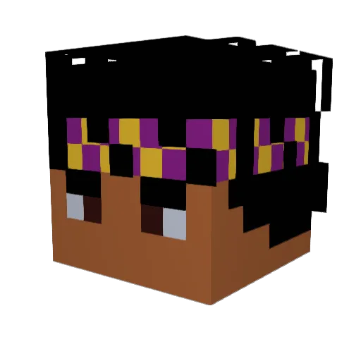 jduxbesofsb Minecraft avatar head, 3D render