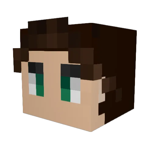 jdwagner25 Minecraft avatar head, 3D render