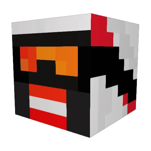 jdwc Minecraft avatar head, 3D render