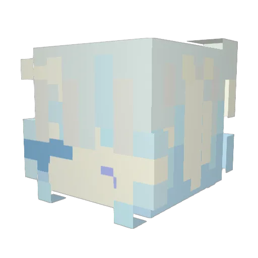 jdxsh Minecraft avatar head, 3D render
