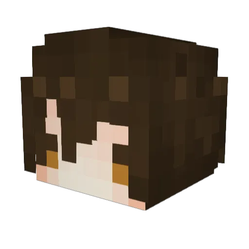 je6102931 Minecraft avatar head, 3D render