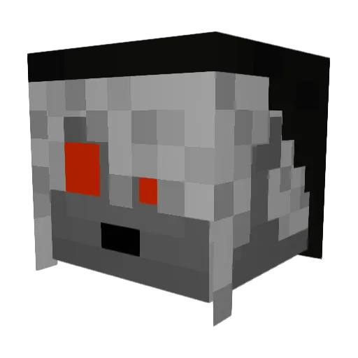 je932 Minecraft avatar head, 3D render