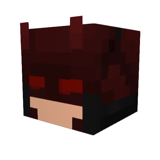 jeaber Minecraft avatar head, 3D render