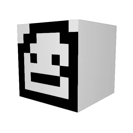 jean_bloc Minecraft avatar head, 3D render