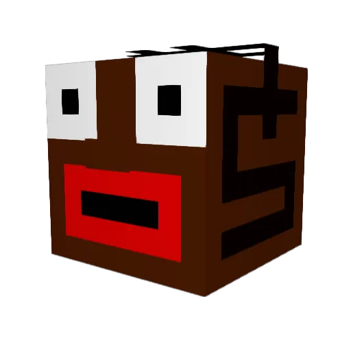 jean_papi_du_72 Minecraft avatar head, 3D render