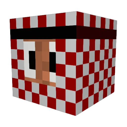 jeanba2504 Minecraft avatar head, 3D render