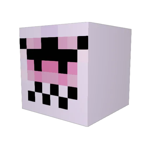 jeann_8 Minecraft avatar head, 3D render