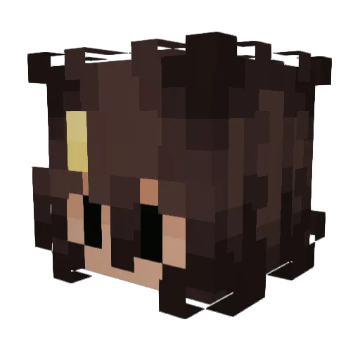 jeanpdev Minecraft avatar head, 3D render
