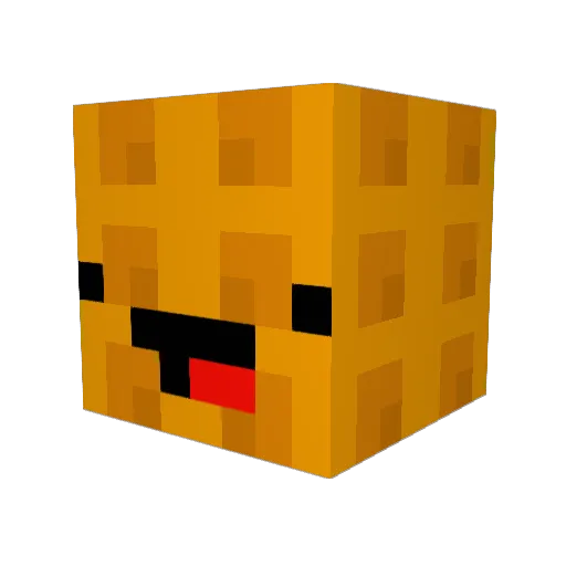 jeanspack Minecraft avatar head, 3D render