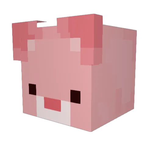 jearang Minecraft avatar head, 3D render