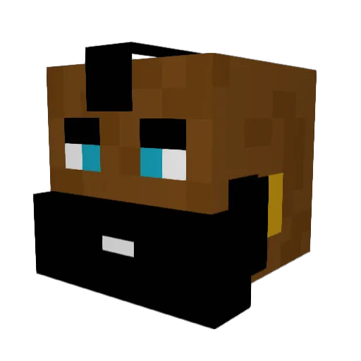 jearvsen Minecraft avatar head, 3D render