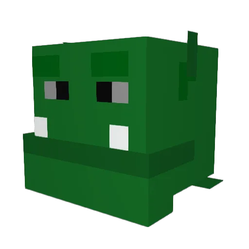 jeastwesty Minecraft avatar head, 3D render