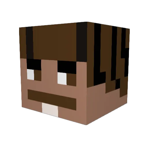 jeasy_ Minecraft avatar head, 3D render