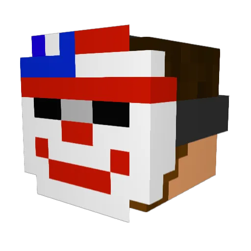 jebacz999 Minecraft avatar head, 3D render