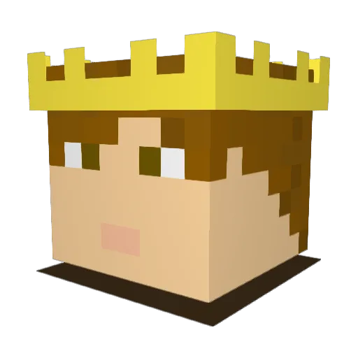 jebaited4life Minecraft avatar head, 3D render