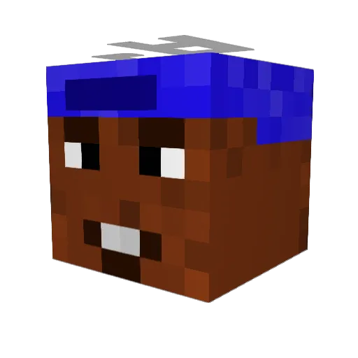 jebanyN Minecraft avatar head, 3D render