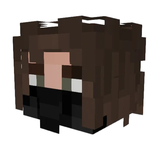 jebbersonn Minecraft avatar head, 3D render