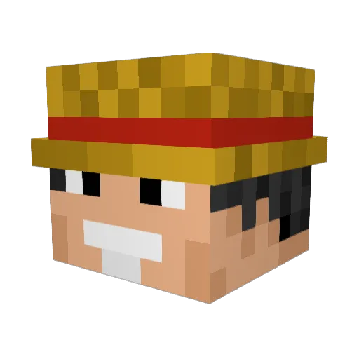 jebem_te Minecraft avatar head, 3D render
