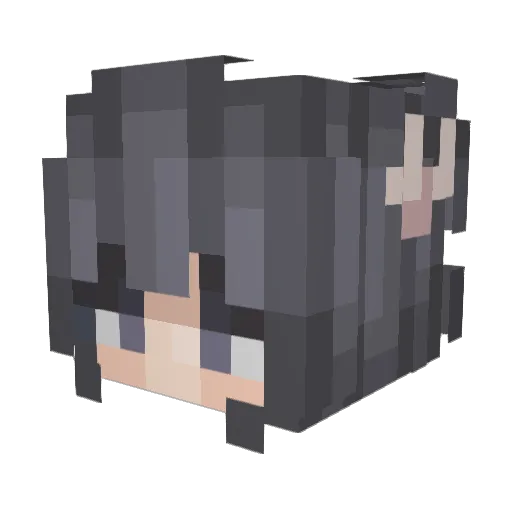 jecca_i Minecraft avatar head, 3D render