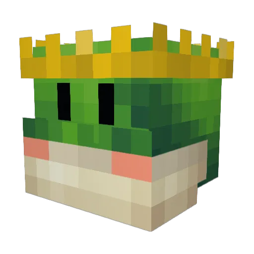 jecccc Minecraft avatar head, 3D render