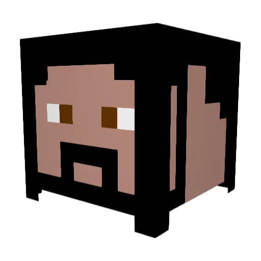 jed_112 Minecraft avatar head, 3D render