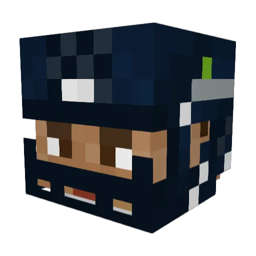 jedd_40 Minecraft avatar head, 3D render