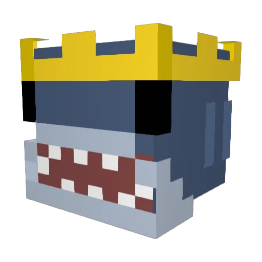jedemgovna123 Minecraft avatar head, 3D render